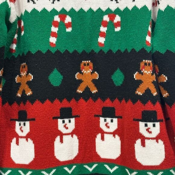 Simplee Christmas Sweater ugly Christmas sweater party Black, Green, Red unisex - Picture 7 of 8